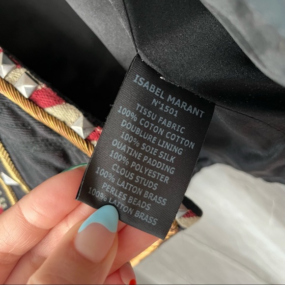 Isabel Marant Embroidered Box Jacket - Picture 7 of 12